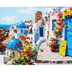 Astra Malování podle čísel MAGICAL SANTORINI, na rámu, 40x50cm, 801023908