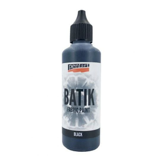 Pentart Barva na batikování tekutá 80ml černá,