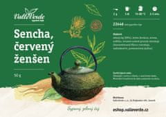 Valle Verde Sencha/Červený ženšen 50 g sypaný čaj