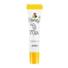 A'PIEU A'PIEU Peeling na rty Honey & Milk Lip Scrub (8 ml)