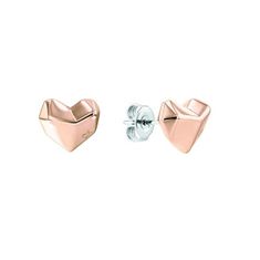 Calvin Klein Romantické bronzové náušnice se srdíčkem In Love 35000043