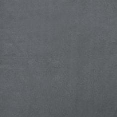 Greatstore Pelíšek pro psy tmavě šedý 70 x 48 x 22 cm samet