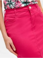 Orsay Tmavě růžová krátká pouzdrová sukně ORSAY S