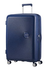 American Tourister Cestovní kufr Soundbox 77cm Tmavě modrý Midnight Navy rozšiřitelný