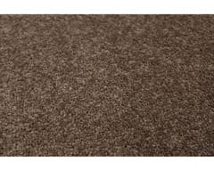 Vopi Kusový koberec Eton hnědý květina 120x120 kytka