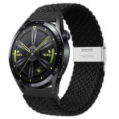 BStrap Elastic Nylon 2 řemínek na Huawei Watch GT3 42mm, black