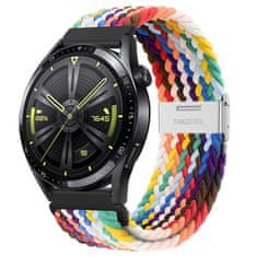 BStrap Elastic Nylon 2 řemínek na Garmin Vivoactive 4, rainbow