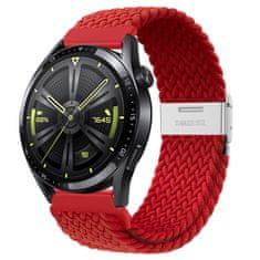 BStrap Elastic Nylon 2 řemínek na Samsung Galaxy Watch Active 2 40/44mm, red