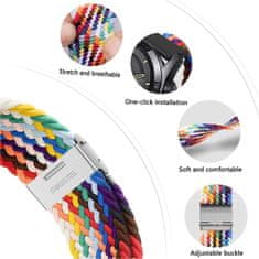 BStrap Elastic Nylon 2 řemínek na Huawei Watch GT2 Pro, strawberry