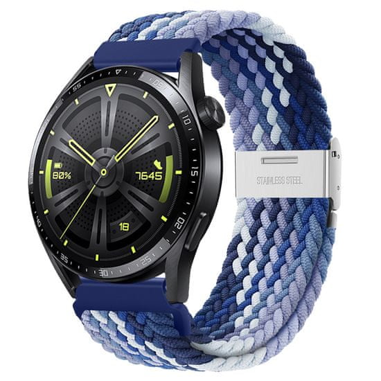 BStrap Elastic Nylon 2 řemínek na Garmin Venu 2, blueberry