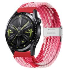 BStrap Elastic Nylon 2 řemínek na Samsung Galaxy Watch 3 41mm, strawberry