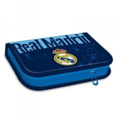 FotbalFans Penál Real Madrid FC, Modrý, Rozkládací, 25 Gumiček, 13x19 cm