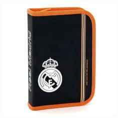 FotbalFans Penál Real Madrid FC, Rozkládácí, Černo-oranžový, Rozměr 13x19x4 cm