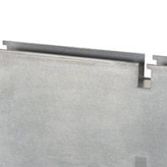 Vidaxl Plotové sloupky 30 ks stříbrné 280 cm pozinkovaná ocel