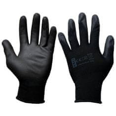 Bradas rukavice PURE BLACK PU 10