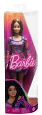 Mattel Barbie Modelka 206 - Duhové marble šaty FBR37