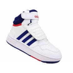 Adidas Boty bílé 24 EU Hoops Mid 3.0 Ac I