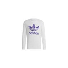 Adidas Tričko bílé L Camo Str LS Tee