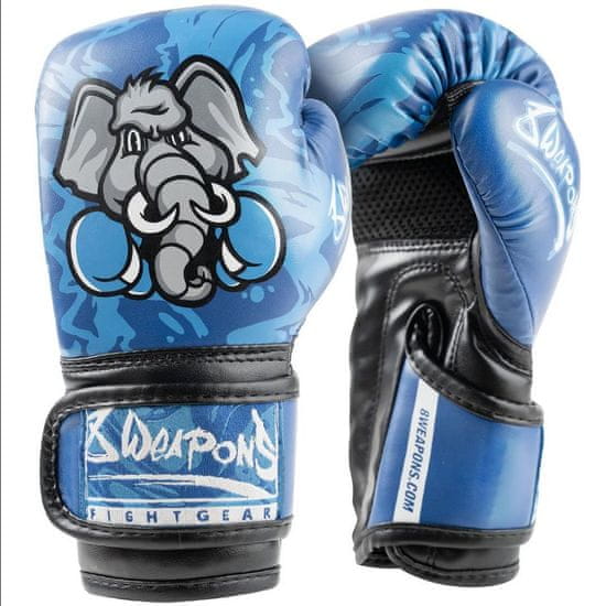 Fairtex 8 WEAPONS Dětské boxerské rukavice JIPE - modré