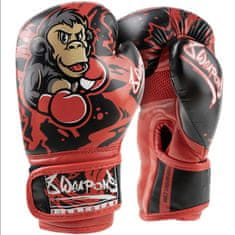 Fairtex 8 WEAPONS Dětské boxerské rukavice JOE - černo/červené