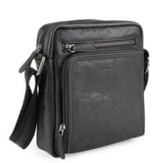 Lagen Pánská kožená taška přes rameno BLC/4091/18 černá