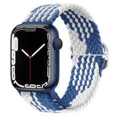 X-Site Řemínek pro Apple watch nylonový 38/40/41mm modrobílý