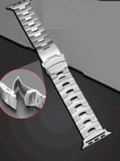 X-Site Řemínek pro Apple watch titanový 42/44/45/49mm černý