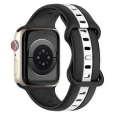 X-Site Řemínek pro Apple watch silikonový 38/40/41mm černobílý