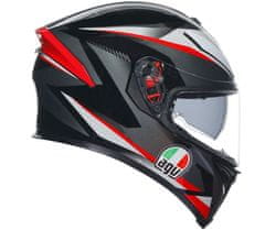 AGV Helma na moto K5S MULTI MPLK PLASMA BLACK/GREY/RED vel. XL