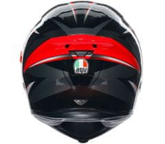 AGV Helma na moto K5S MULTI MPLK PLASMA BLACK/GREY/RED vel. XL