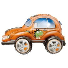 MojeParty Balónek fóliový 4D auto Beetle oranžové 57 x 38 cm