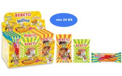 Bebeto   želé bonbóny Fast Food 30g (mix 24 ks)