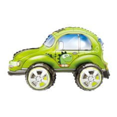 MojeParty Balónek fóliový 4D auto Beetle zelené 57 x 38 cm