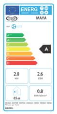 Argo Klimatizace , 398400019, MAYA, LED displej, dálkové ovládání, časovač, 65 dB(A)