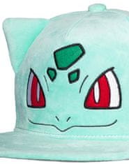 CurePink Kšiltovka Pokémon: Bulbasaur s ušima (nastavitelná)