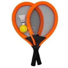 WOOPIE WOOPIE Velké tenisové rakety Badminton pro děti Set + Shuttle Ball