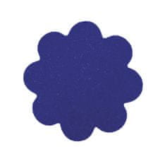 Vopi Kusový koberec Eton modrý květina 120x120 kytka