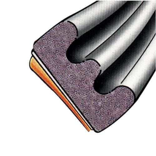 Trelleborg těsnění okenní EPDM K 9x4mm HN (100m) TRELLEBORG