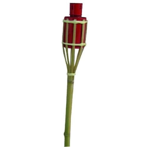 M.A.T. Group Louč bambusová 120cm, červená