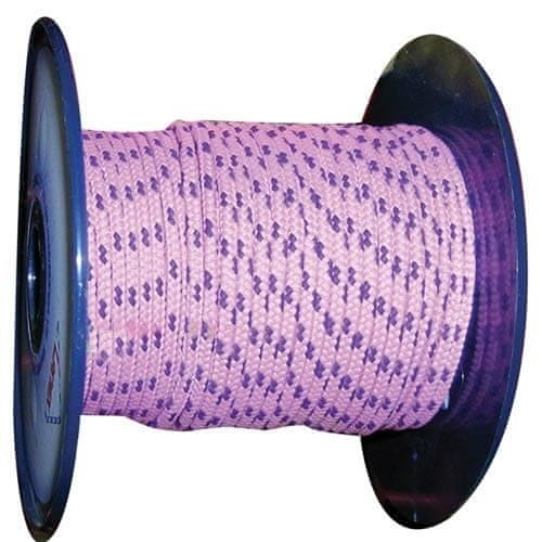 Lanex Šňůra PES s duší 3mm barevná pletená (200m)