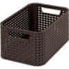 Curver Box úložný RATTAN 28,5x19x13cm (S), STYLE2, plastový, HN