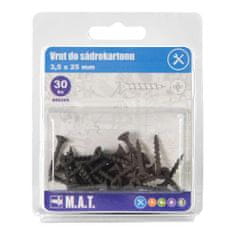 M.A.T. Group Vrut do sádrokartonu3,5x25mm hrubý z.,f. (30ks)