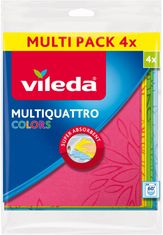 Vileda hadřík univerzální Multiquattro Colors (4ks) 168061 VILEDA