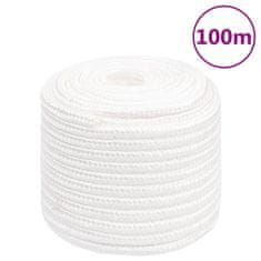 Vidaxl Lodní lano celobílé 18 mm 100 m polypropylen