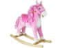 shumee Houpací kůň Pink with Curls Sounds Moves Mouth Tail 74 cm