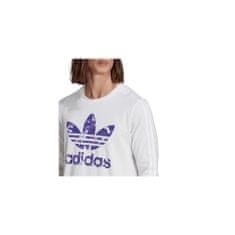 Adidas Tričko bílé L Camo Str LS Tee