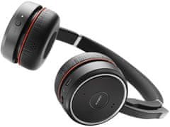 Jabra Evolve 75, Duo, USB-BT, MS, stojánek