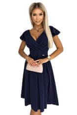 Numoco Dámské šaty 425-3 MATILDE, tmavě modrá, XL