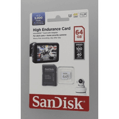 SanDisk microSDXC High Endurance Video 64 GB C 10 U3 V30, adaptér