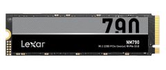 Lexar SSD NM790 PCle Gen4 M.2 NVMe - 512GB (čtení/zápis: 7200/4400MB/s)